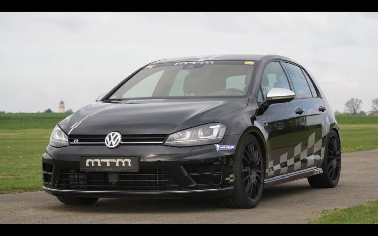 2014, Mtm, Volkswagen, Golf, 7, R, Black, Tuning, Germany, Cars HD Wallpaper Desktop Background