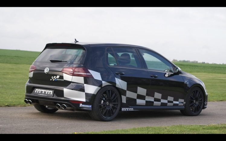 2014, Mtm, Volkswagen, Golf, 7, R, Black, Tuning, Germany, Cars HD Wallpaper Desktop Background