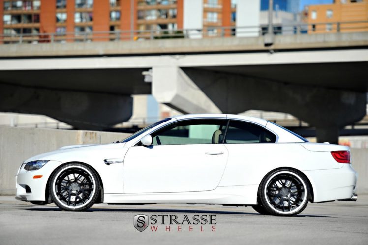 bmw, M3, E92, Convertible, White, Germany, Strasse, Wheels, Tuning, Cars HD Wallpaper Desktop Background