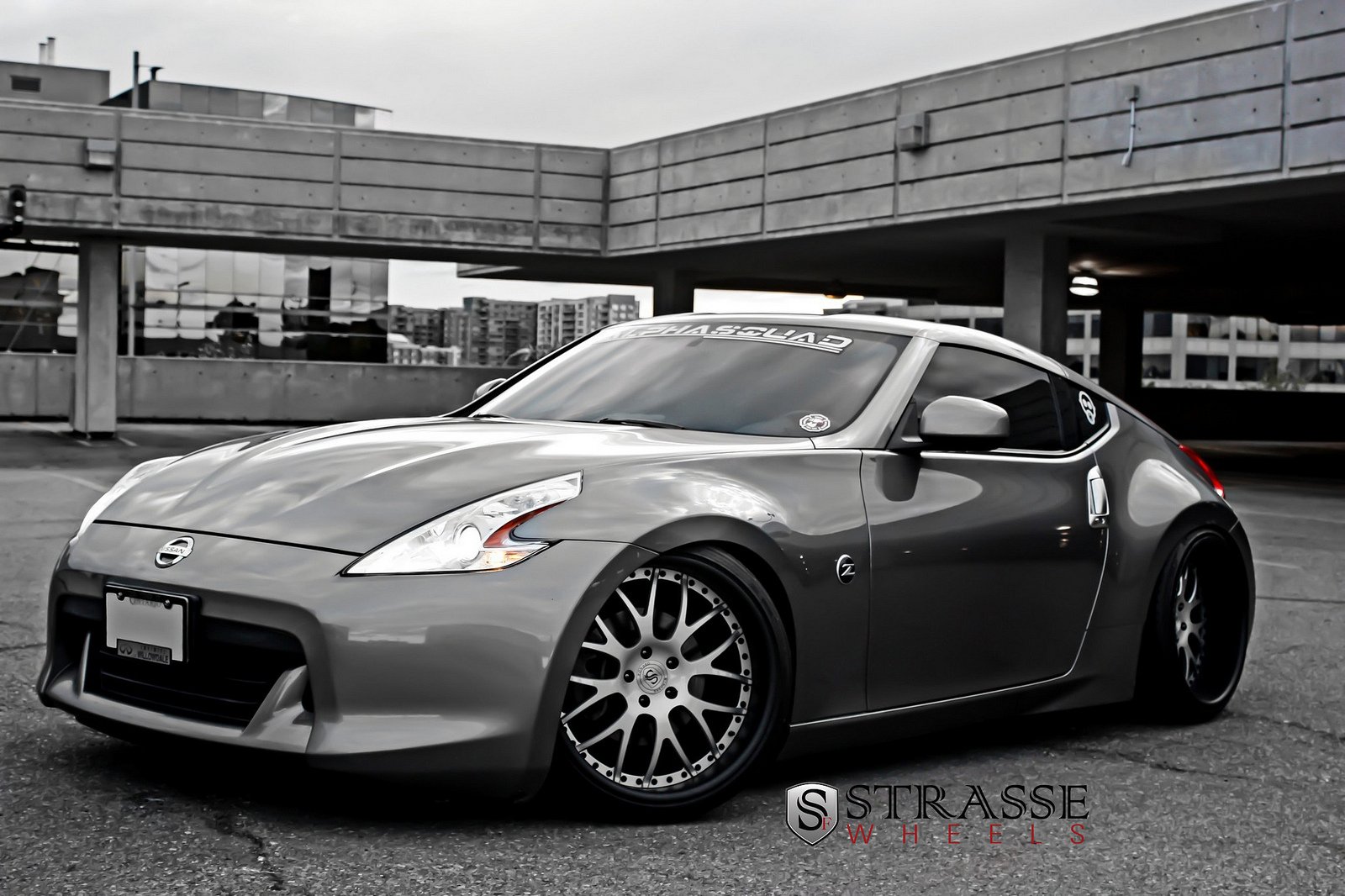 nissan, 370z, Grey, Japan, Strasse, Wheels, Tuning, Cars Wallpaper