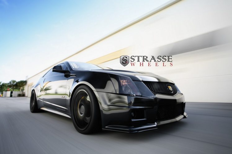 cadillac, Black, Diamond, Cts v, Coupe, Strasse, Wheels, Tuning, Cars HD Wallpaper Desktop Background