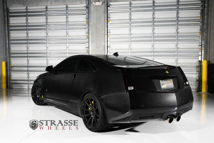 cadillac, Black, Diamond, Cts v, Coupe, Strasse, Wheels, Tuning, Cars HD Wallpaper Desktop Background