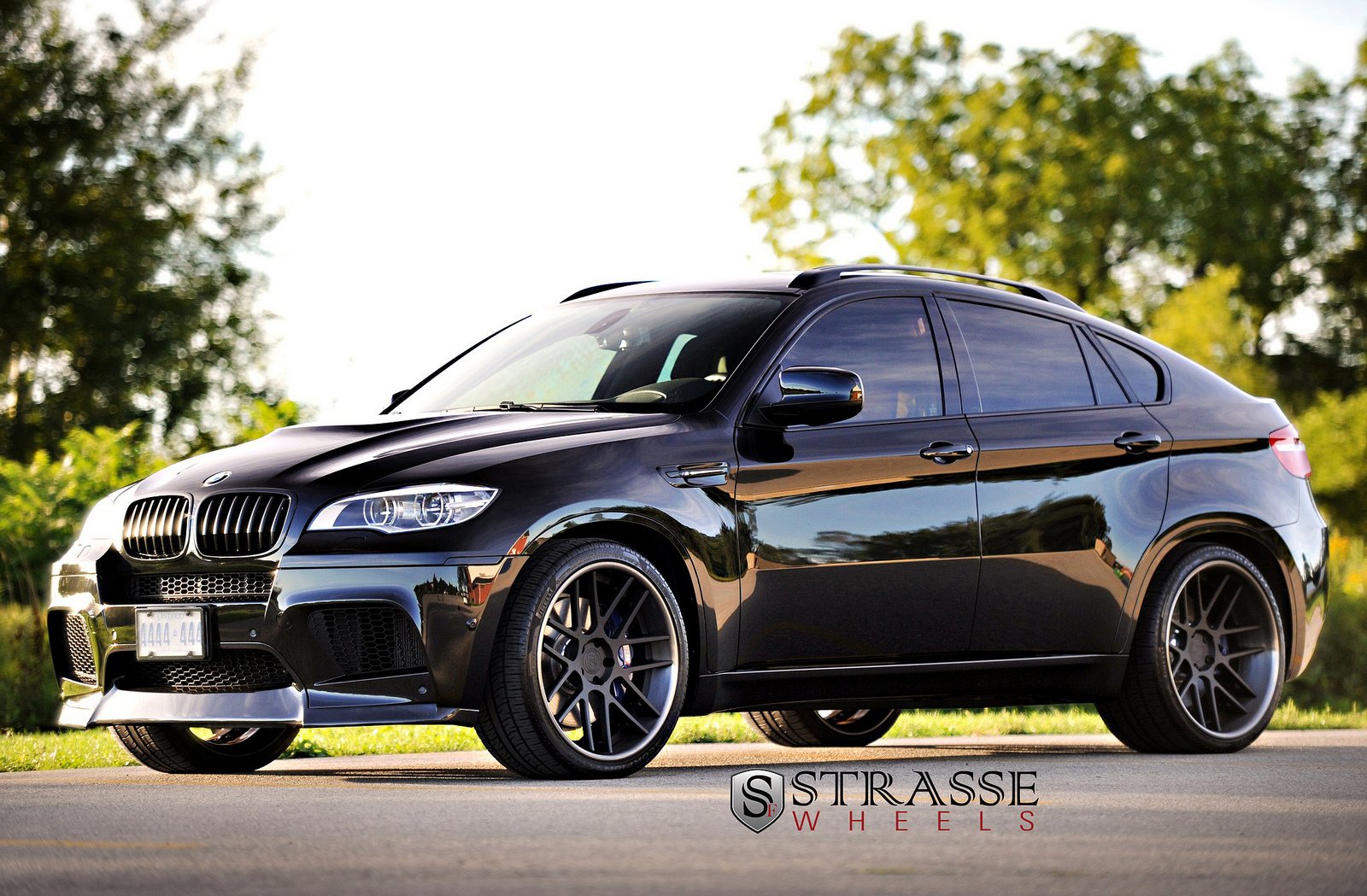 bmw, X6, M, Black, Suv, Strasse, Wheels, Tuning, Cars Wallpaper