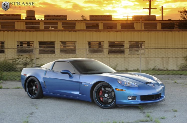 blue, Cars, Chevy, Corvette, Strasse, Tuning, Wheels, Z06 HD Wallpaper Desktop Background