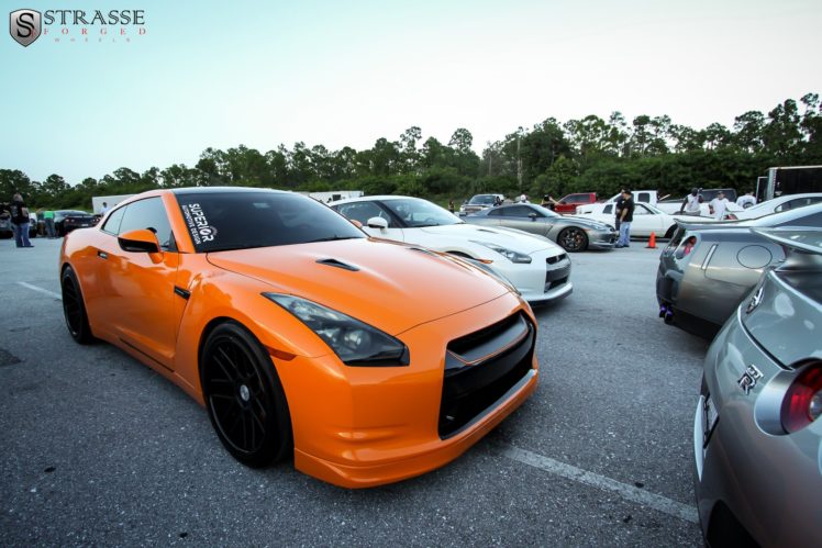 cars, Orange, Gtr, Japan, Nissan, Strasse, Tuning, Wheels HD Wallpaper Desktop Background