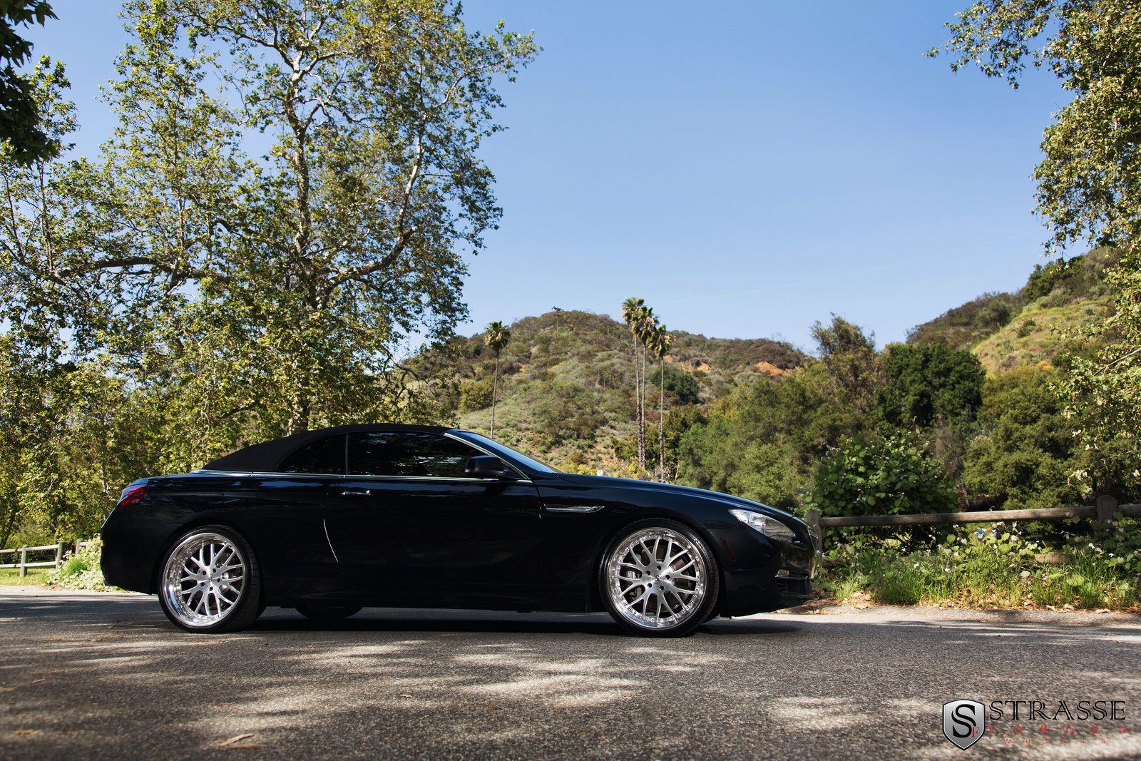 bmw, 640i, Convertible, Black, Strasse, Wheels, Tuning, Cars Wallpaper