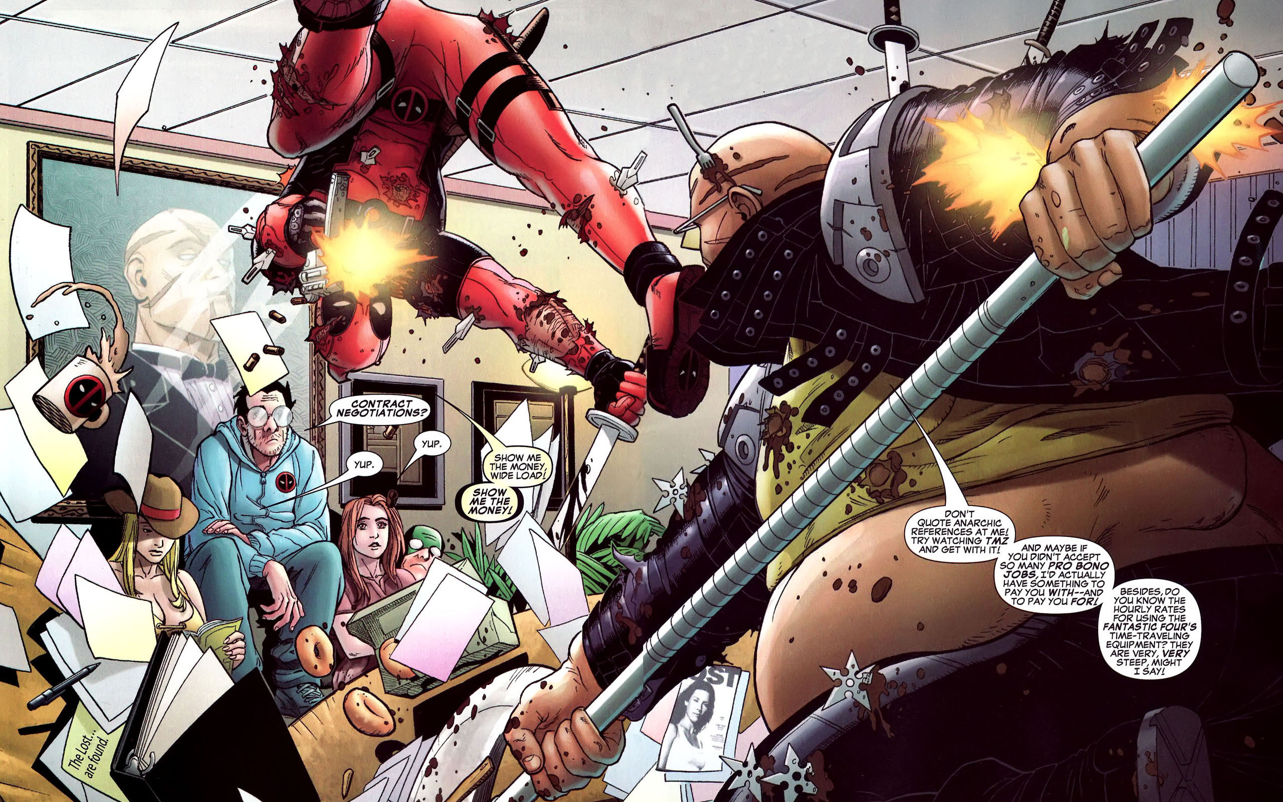 deadpool, Wade, Winston, Wilson, Anti hero, Marvel, Comics, Mercenary Wallpaper