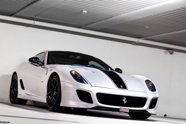 599, Ferrari, White, Gto, Supercars HD Wallpaper Desktop Background
