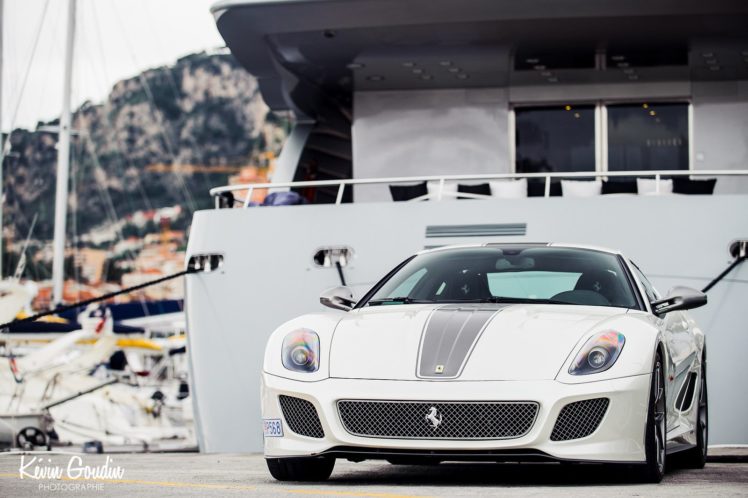 599, Ferrari, White, Gto, Supercars HD Wallpaper Desktop Background