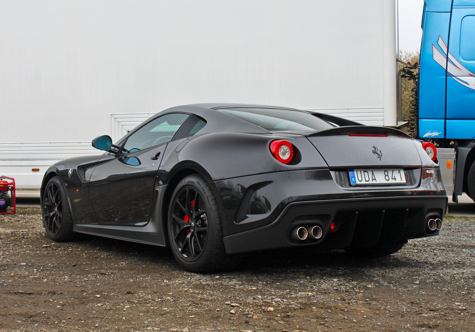 599, Ferrari, Gto, Supercars, Black Wallpaper