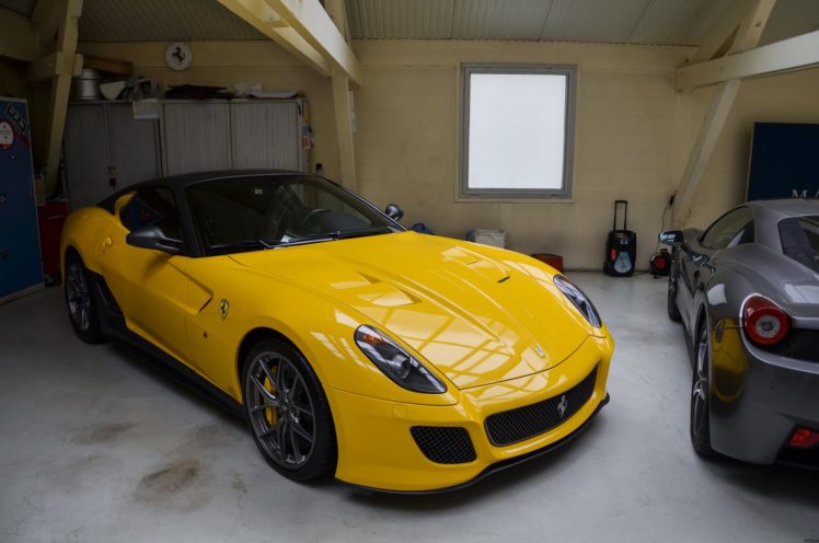 ferrari, 599, Gto, Yellow, Supercar HD Wallpaper Desktop Background