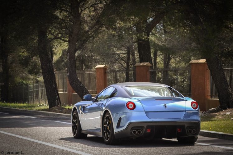599, Ferrari, Gto, Supercar, Blue HD Wallpaper Desktop Background
