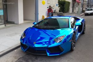 aventador, Blue, Chrome, Lamborghini, Lp700, Supercars, Tuning, Wrapping
