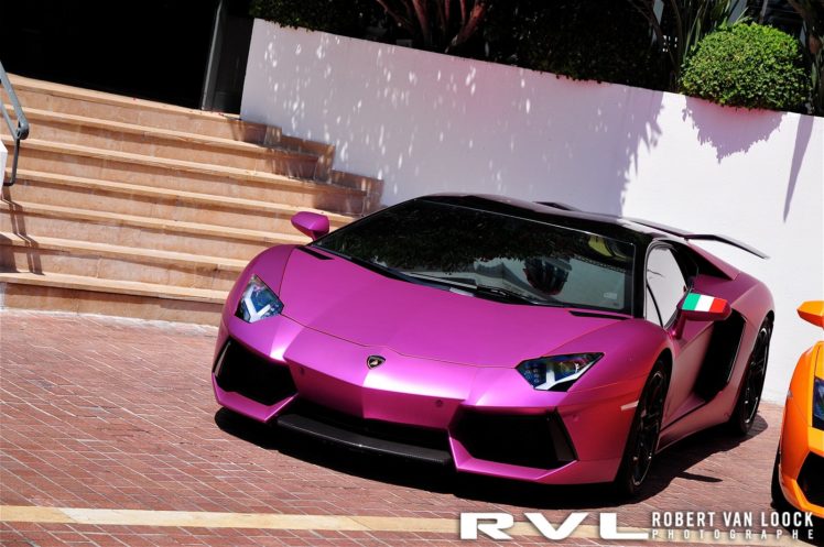aventador, Purple, Lamborghini, Lp700, Supercars, Tuning, Wrapping HD Wallpaper Desktop Background