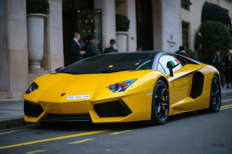 aventador, Cars, Yellow, Jaune, Italian, Lamborghini, Lp700, Supercars HD Wallpaper Desktop Background