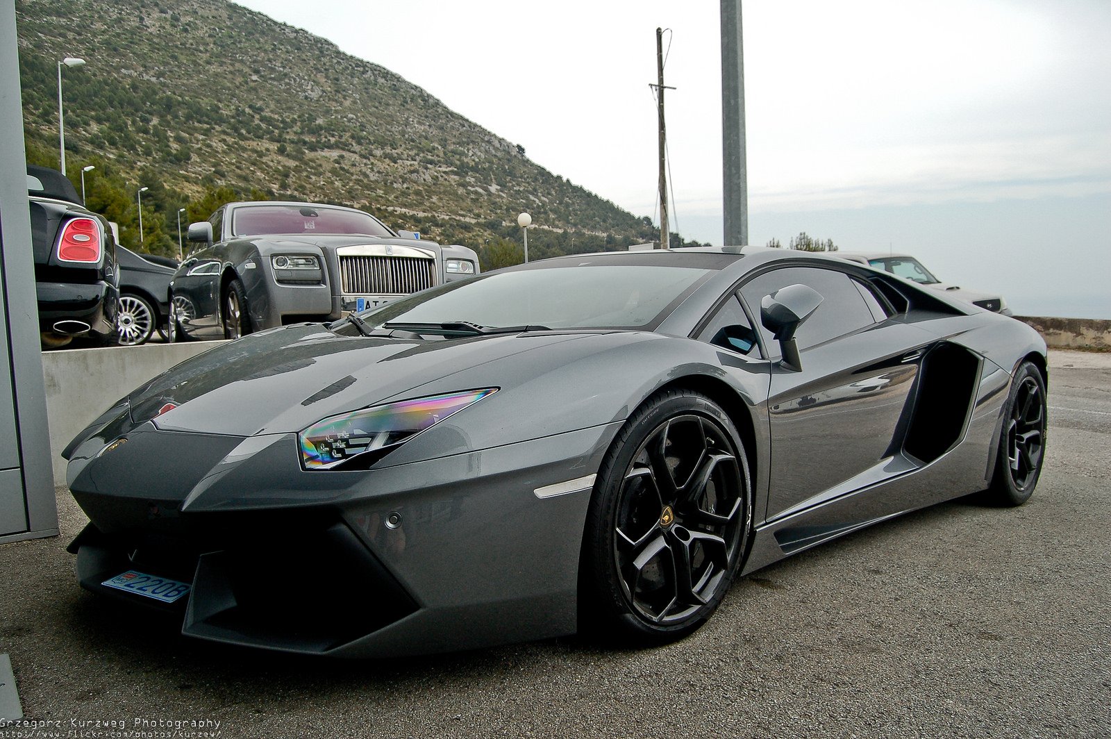 aventador, Bleue, Grise, Grey, Cars, Italian, Lamborghini, Lp700, Supercars Wallpaper