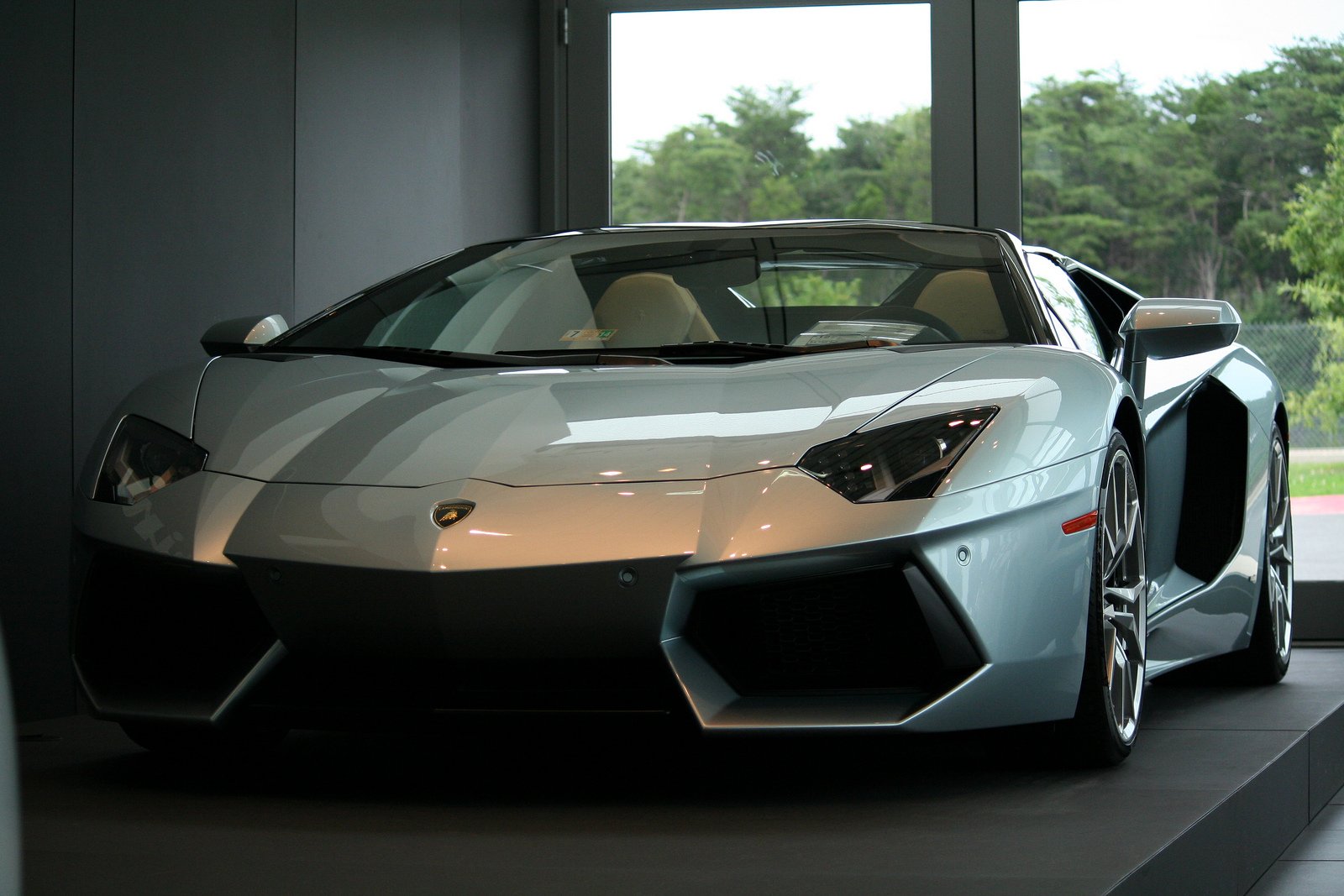 aventador, Grise, Italian, Lamborghini, Lp700, 4, Roadster, Supercars, Grey Wallpaper