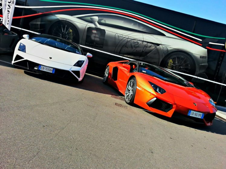 aventador, Italian, Lamborghini, Lp700, Roadster, Supercars, Orange HD Wallpaper Desktop Background