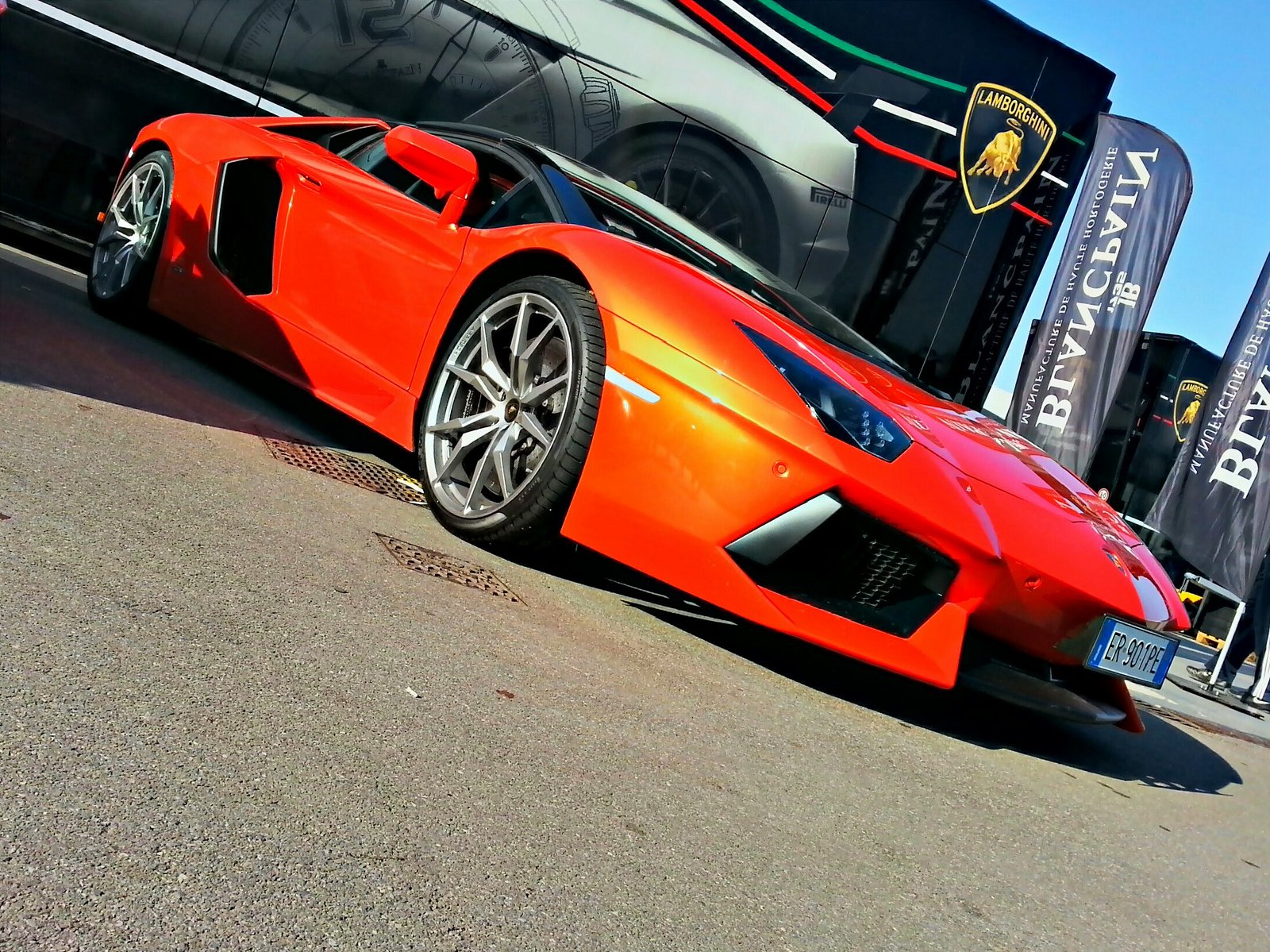 aventador, Italian, Lamborghini, Lp700, Roadster, Supercars, Orange Wallpaper