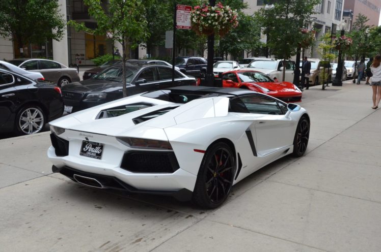 700, Aventador, Bianco, Cabriolet, Canopus, Convertible, Dreamcar, Exotic, Italian, Lamborghini, Matt, Roadster, Sportscar, Supercar HD Wallpaper Desktop Background