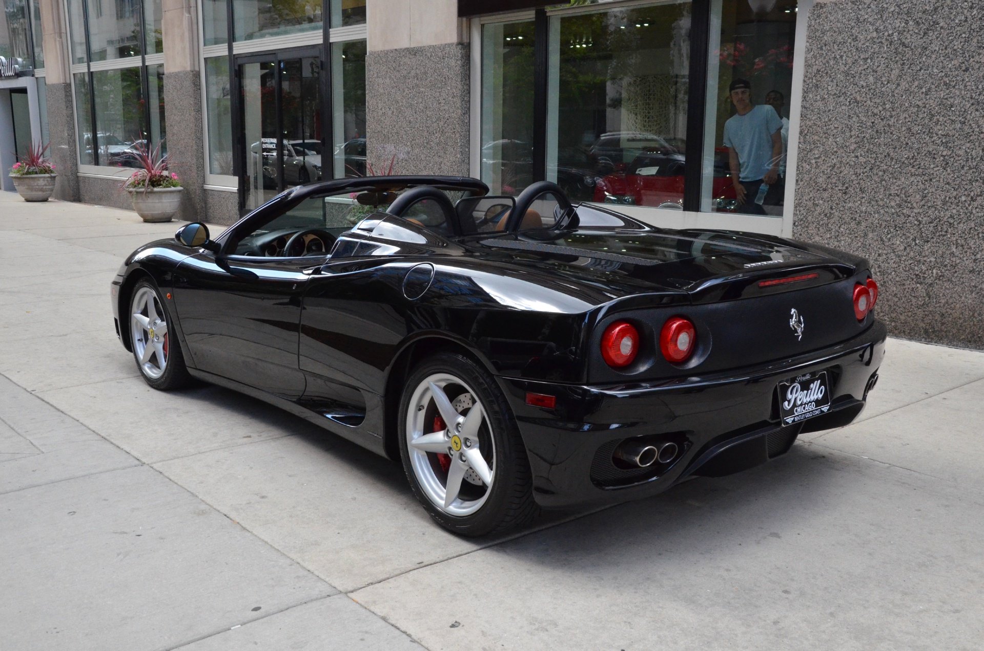 2003, Ferrari, 360, Spider, Black, Noire, Dreamcar, Exotic, Italian, Sportscar, Supercar Wallpaper