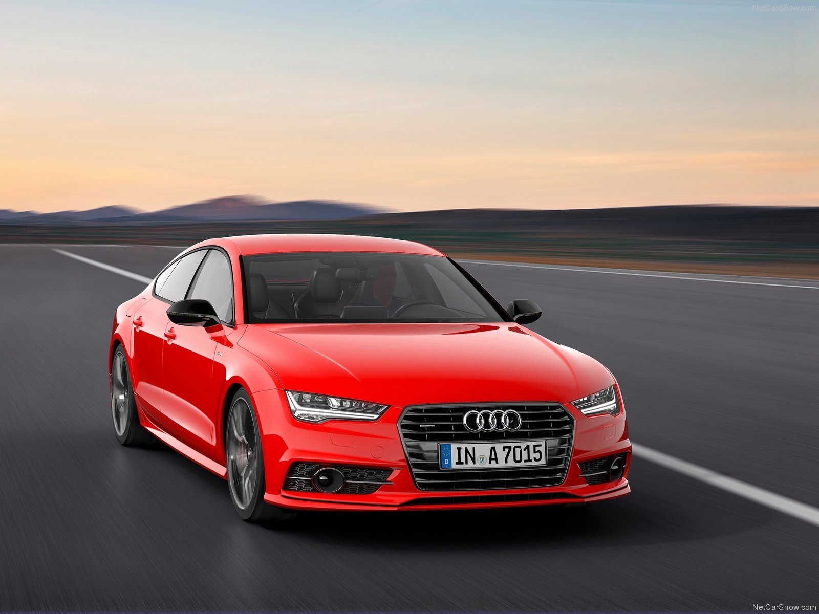2014, Audi, A7, Sportback, 3, 0, Tdi, Competition, Germany, Sportscar, Red Wallpaper