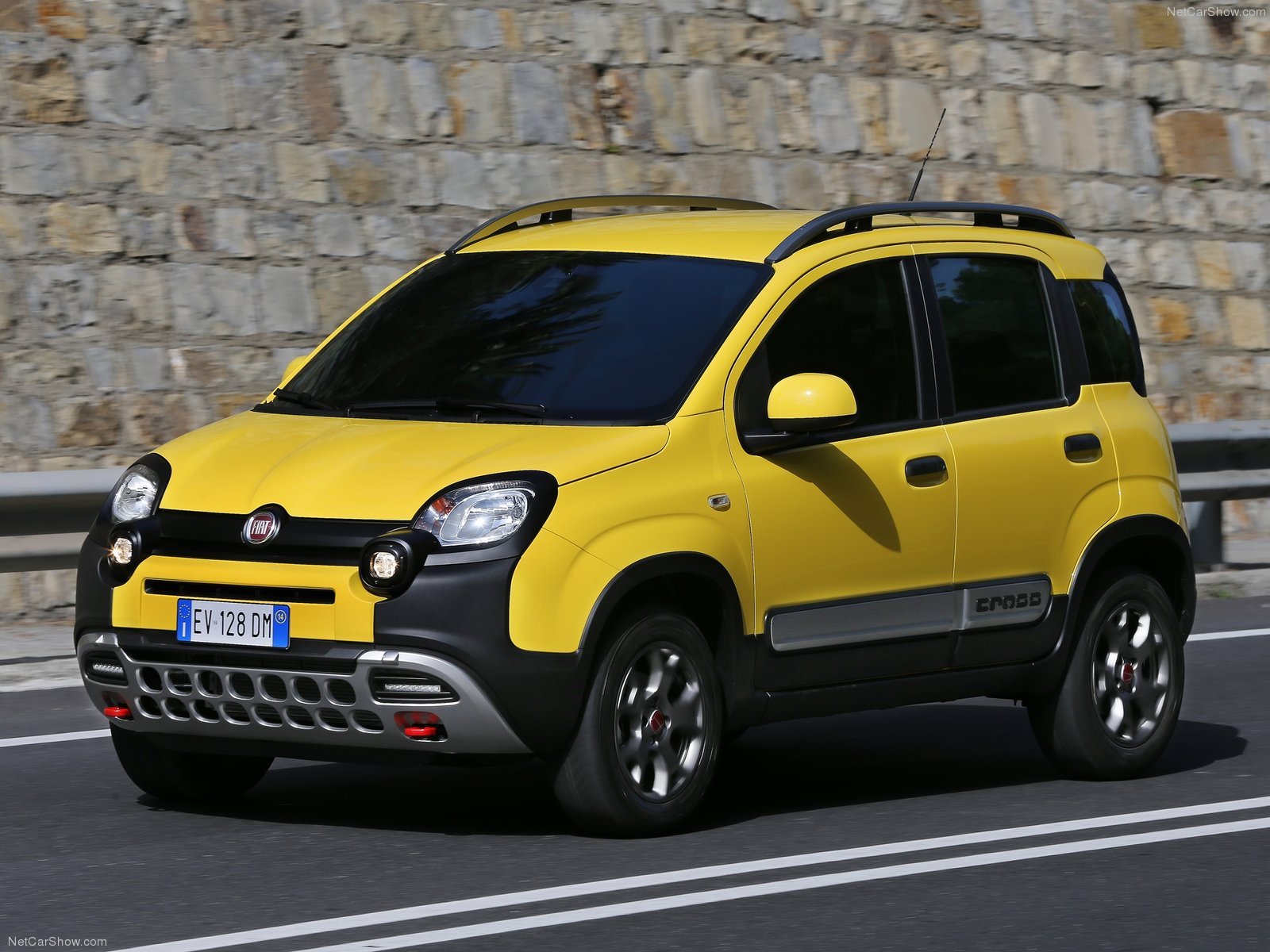 2014, Fiat, Panda, Cross, Italian, Suv, Jaune Wallpapers HD / Desktop