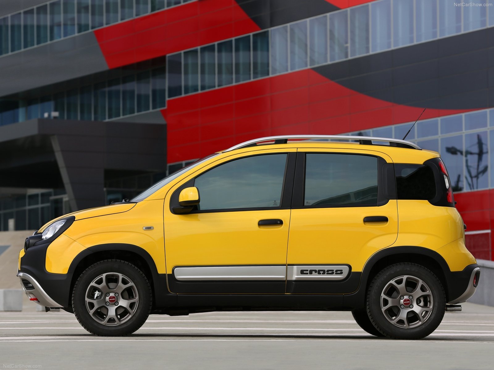 2014, Fiat, Panda, Cross, Italian, Suv, Jaune Wallpaper