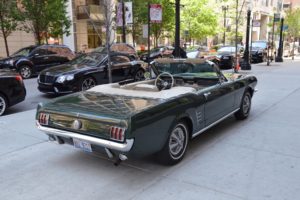 1966, Ford, Mustang, Convertible, Green, Vintage