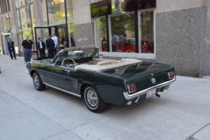 1966, Ford, Mustang, Convertible, Green, Vintage