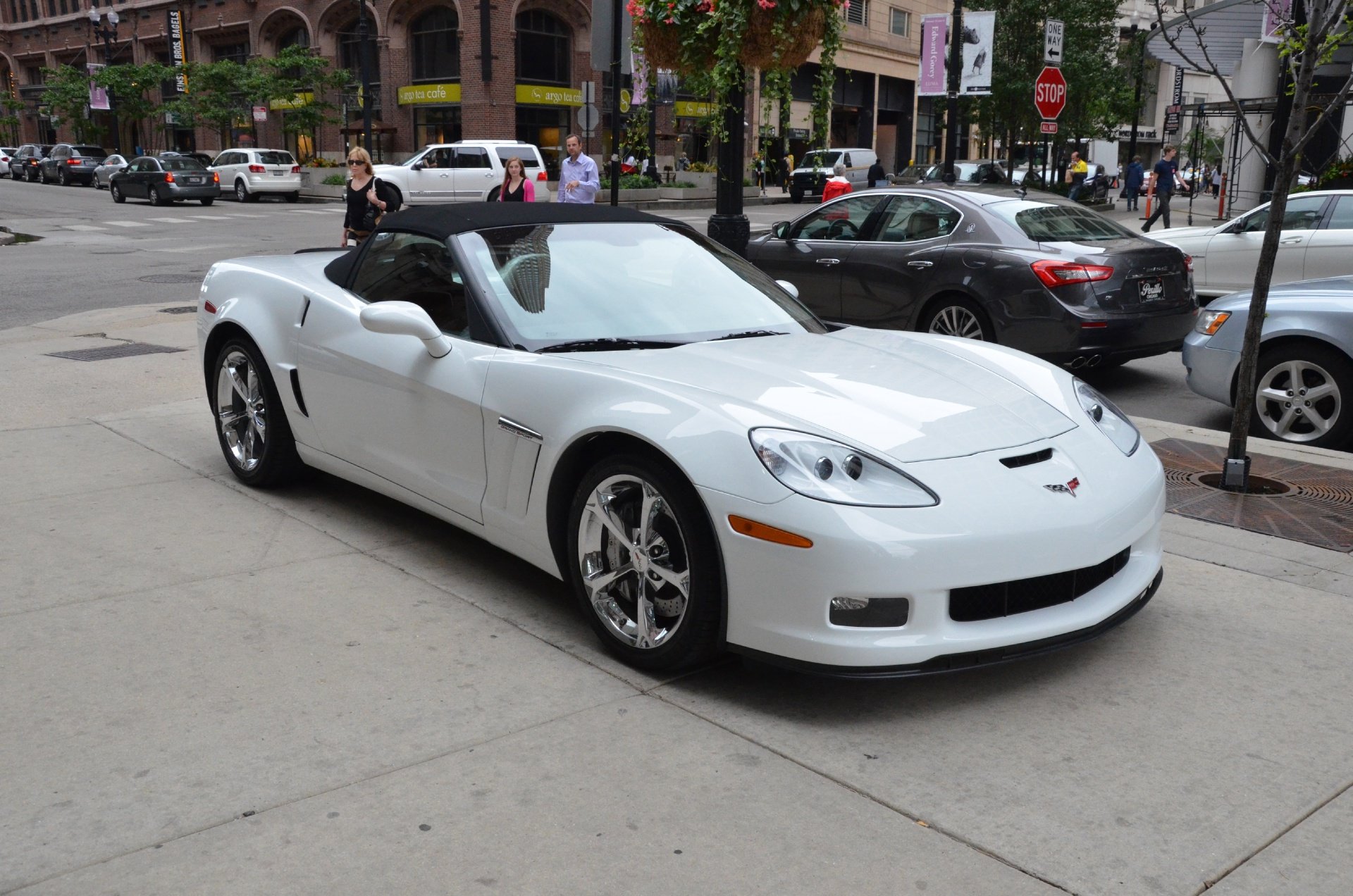 2013, Chevrolet, Corvette, C6, Convertible, White, Z16, Grand, Spor Wallpaper