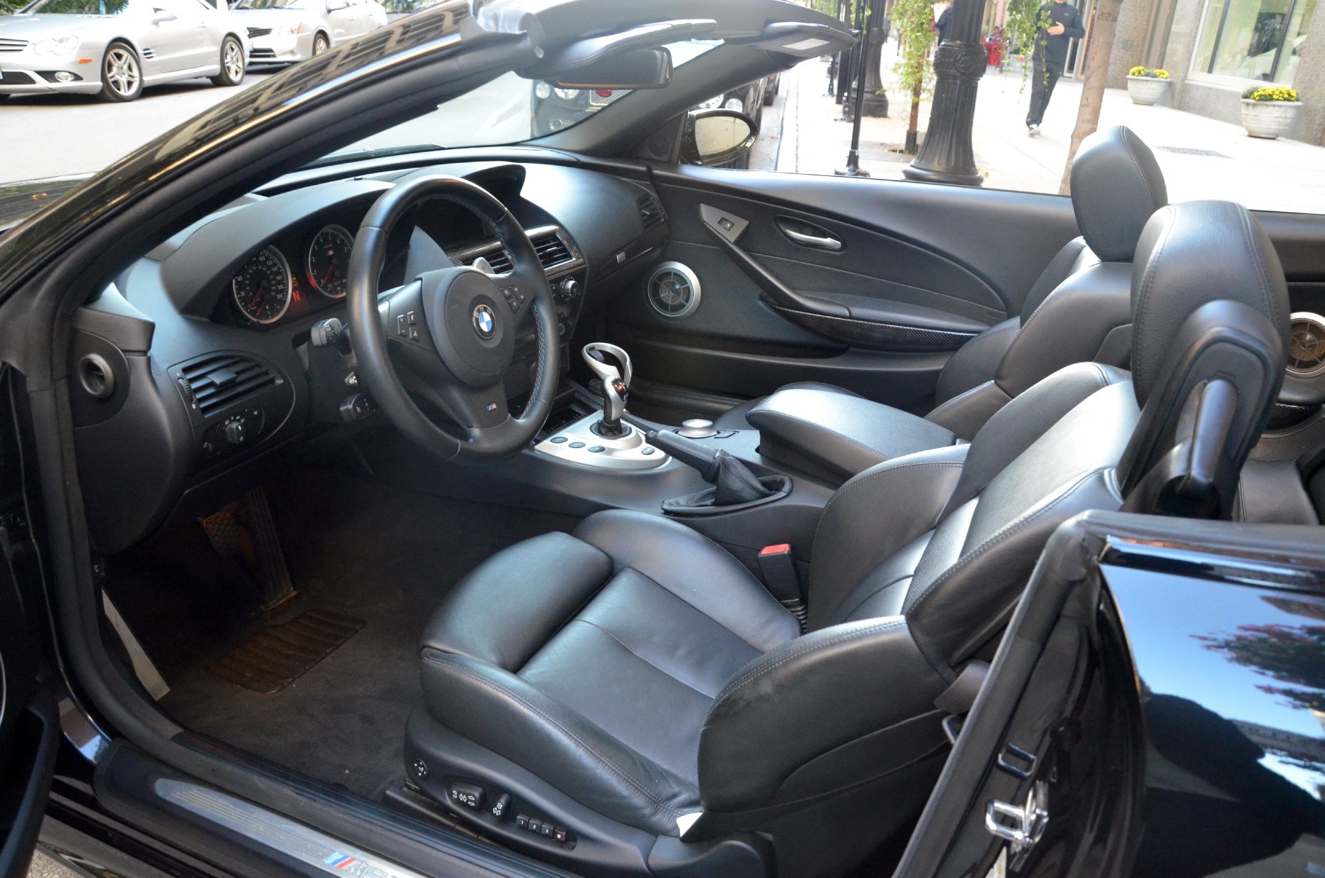 2007, Bmw, M6, Convertible, Cabriolet, Black Wallpaper