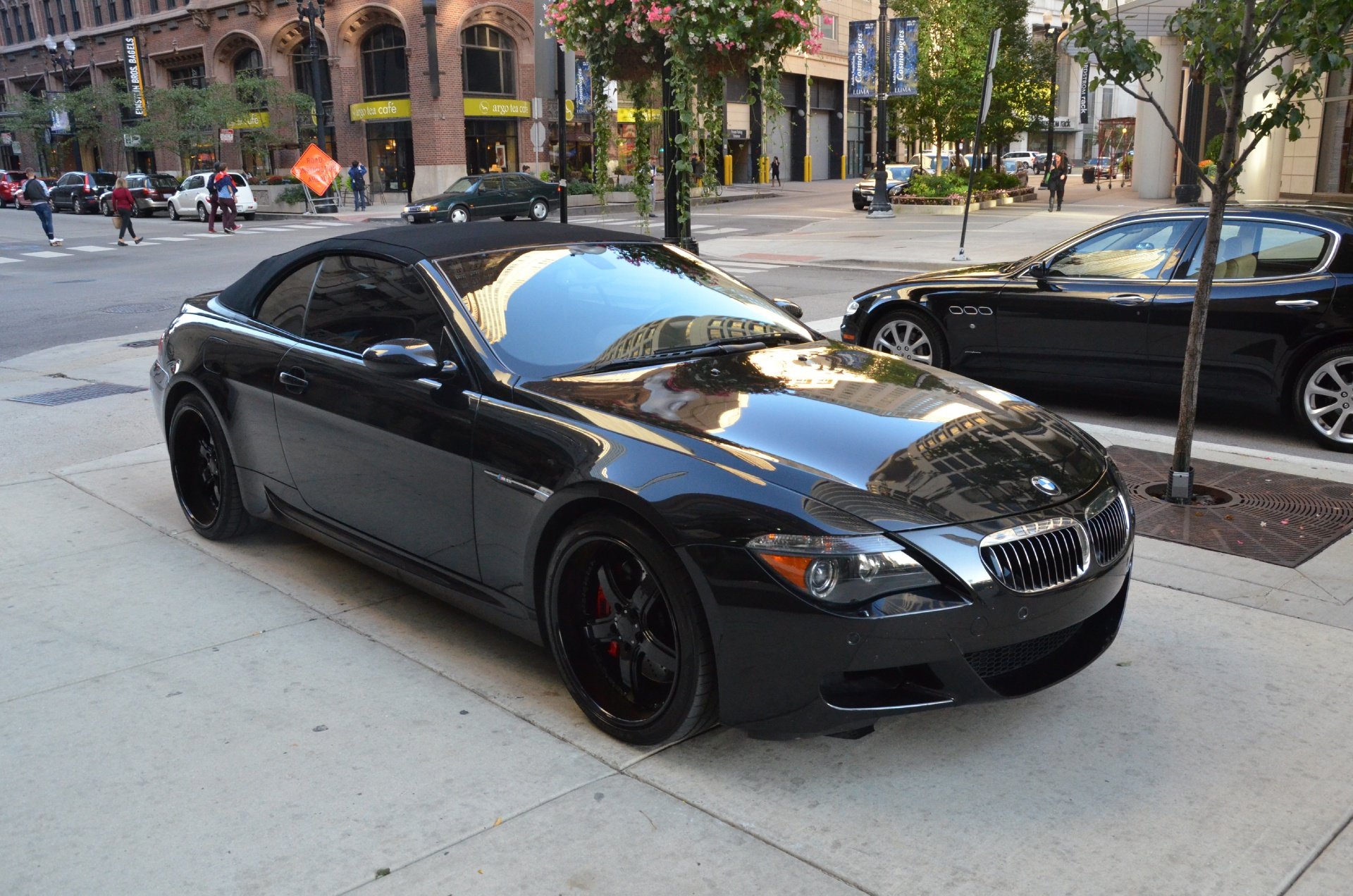 2007, Bmw, M6, Convertible, Cabriolet, Black Wallpaper