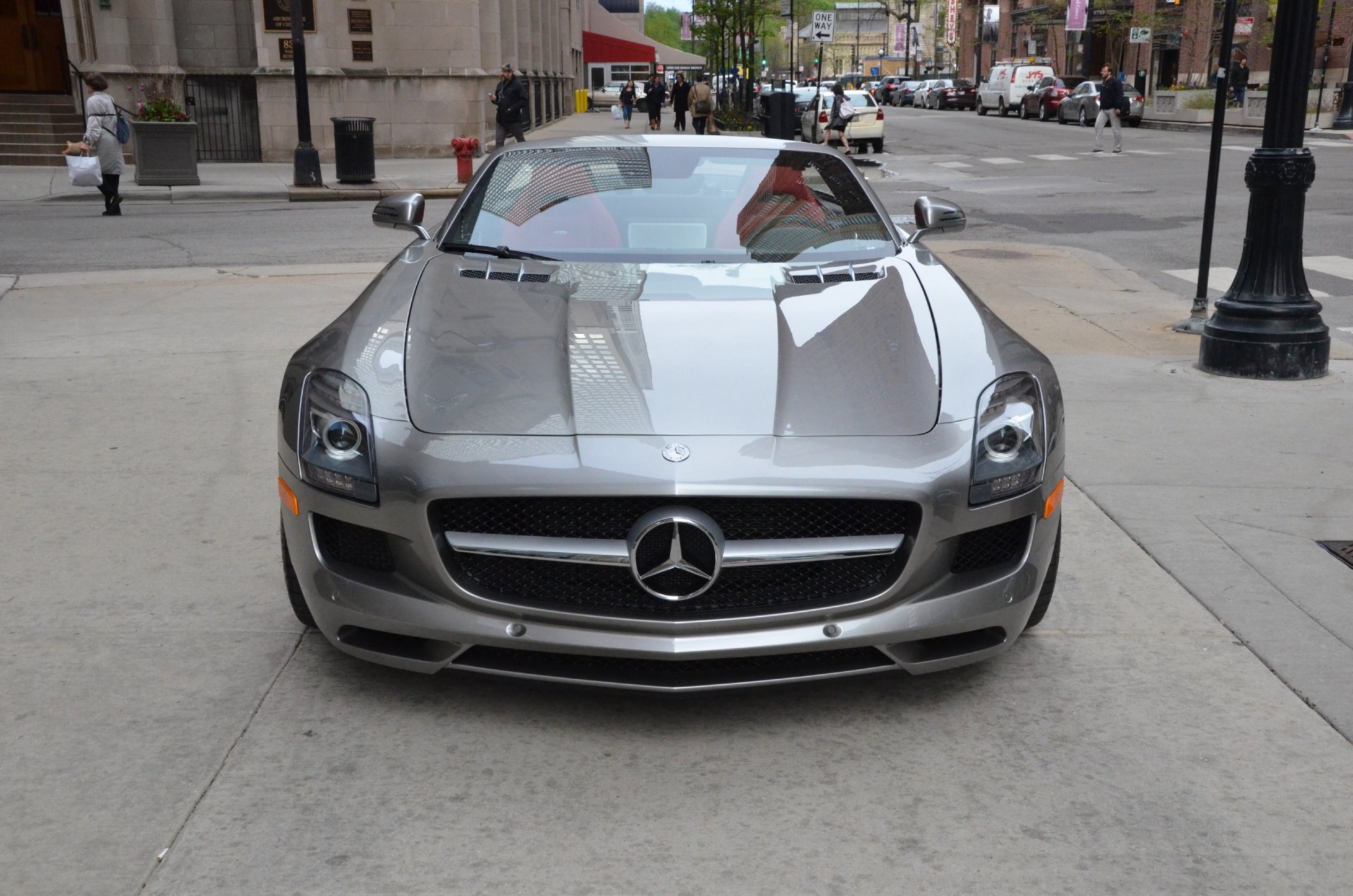 2012, Mercedes, Sls, Amg, Convertible, Cabriolet, Germany, Silve Wallpaper