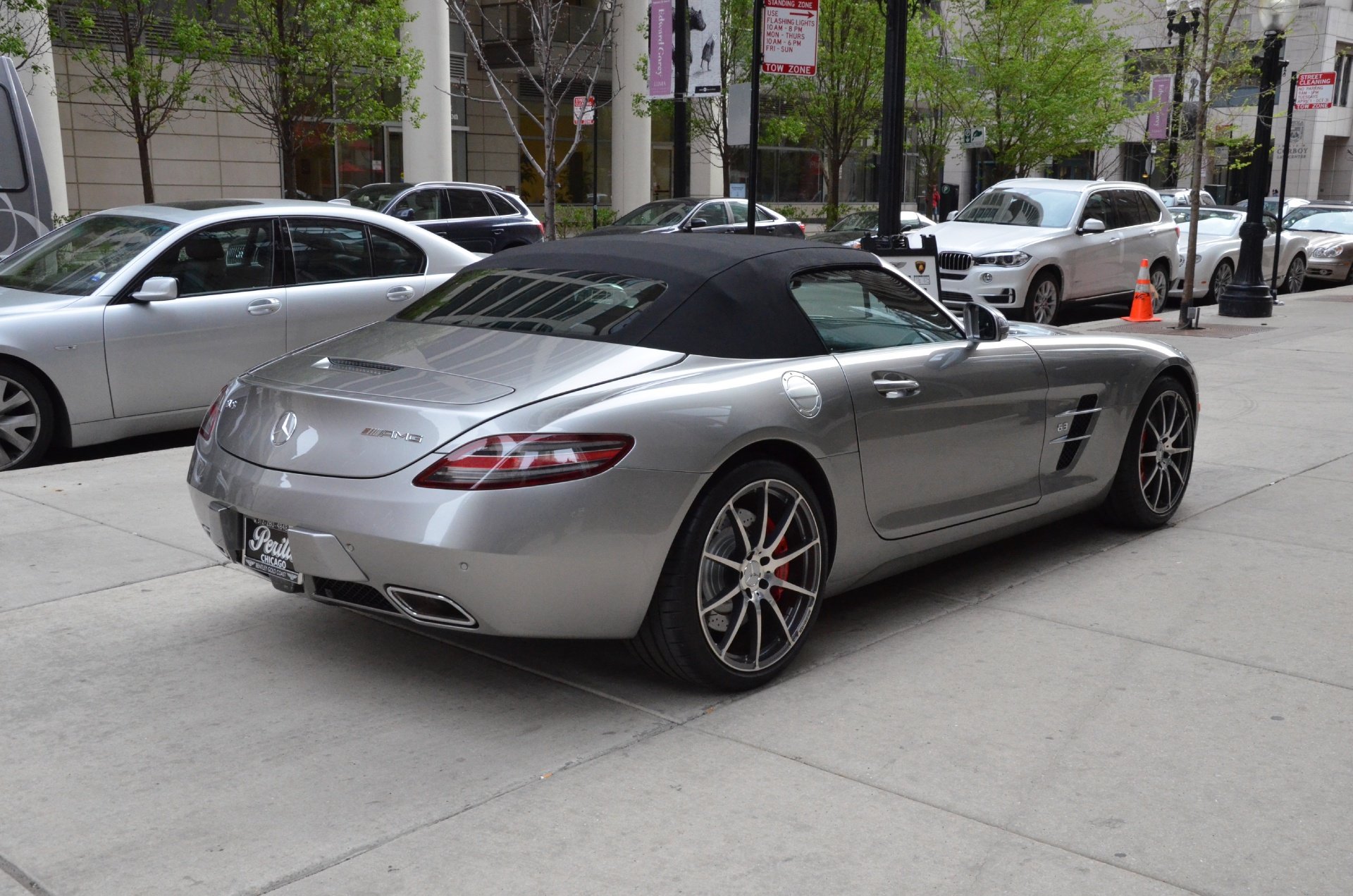 2012, Mercedes, Sls, Amg, Convertible, Cabriolet, Germany, Silve Wallpaper