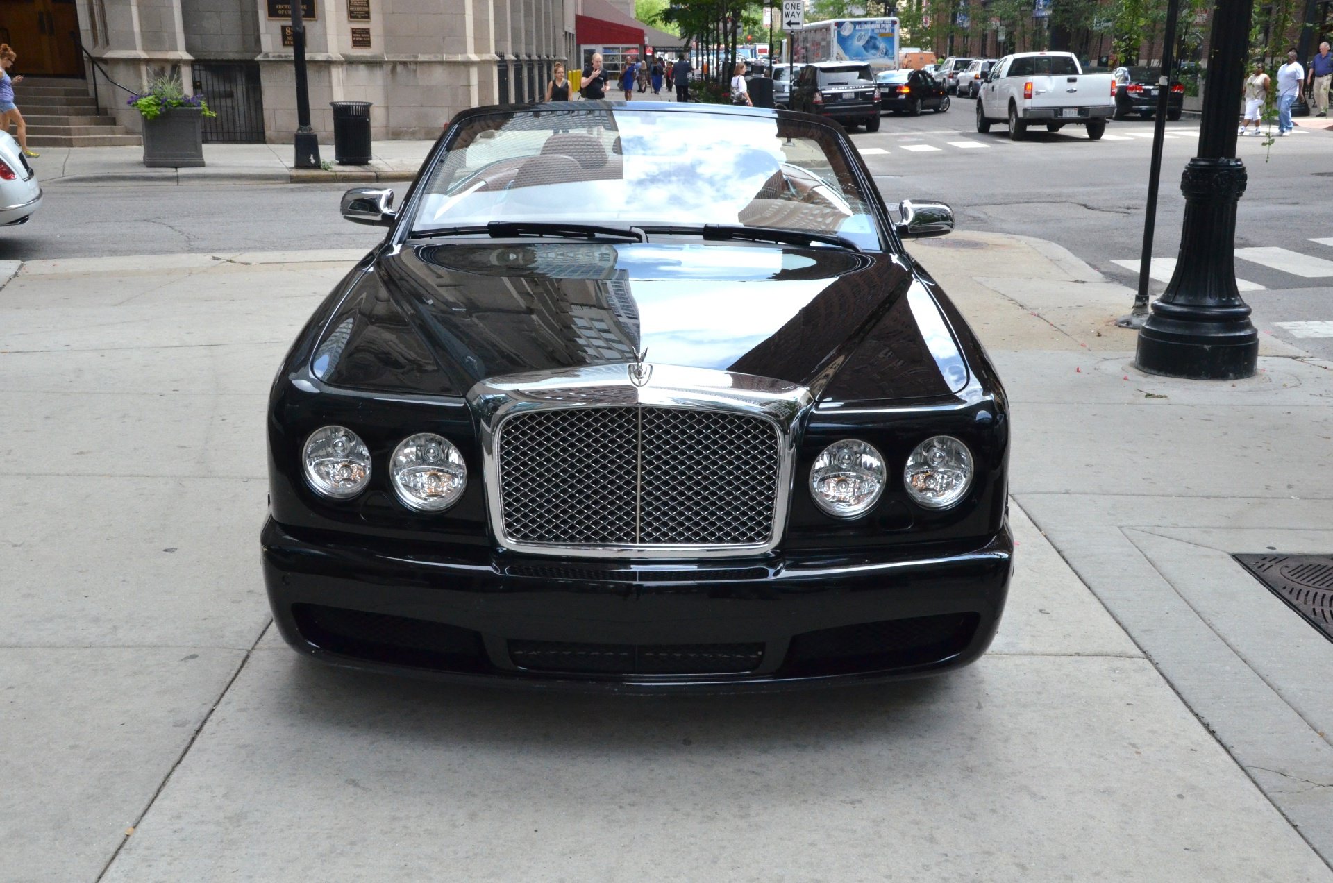 2007, Bentley, Azure, Convertible, Cabriolet, Luxury, Black, Beluga Wallpaper