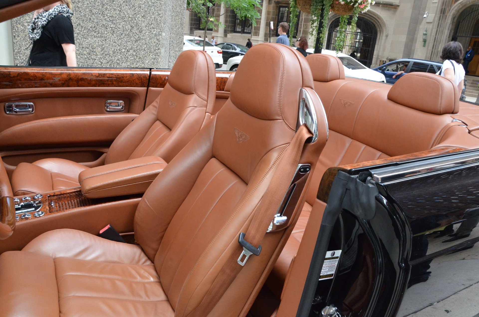 2007, Bentley, Azure, Convertible, Cabriolet, Luxury, Black, Beluga Wallpaper