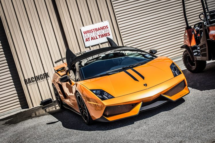 lamborghini, Gallardo, Lp570 4, Spider, Performante, Cabriolet, Convertible, Roadster, Italian, Dreamcar, Supercar, Exotic, Sportscar, Orange, Arancion HD Wallpaper Desktop Background