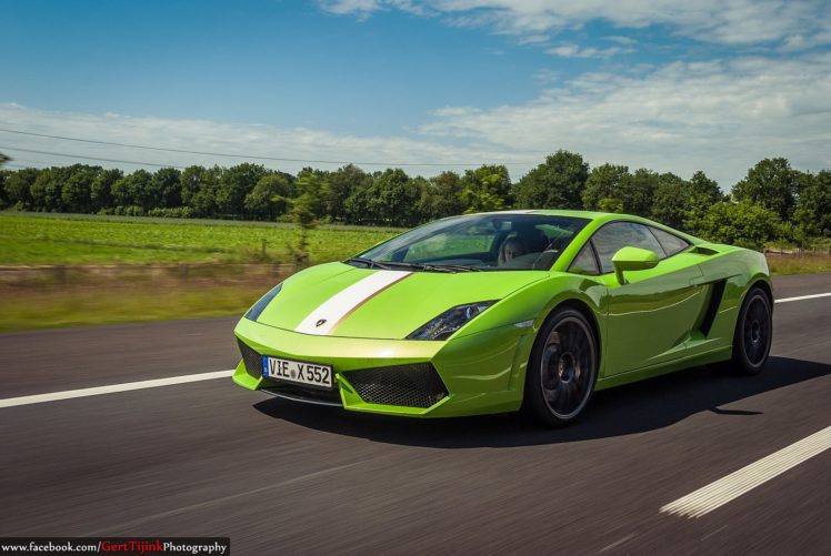 lamborghini, Gallardo, Lp, 550 2, Valentino, Balboni, Italian, Dreamcar, Supercar, Exotic, Vert, Green, Verde HD Wallpaper Desktop Background