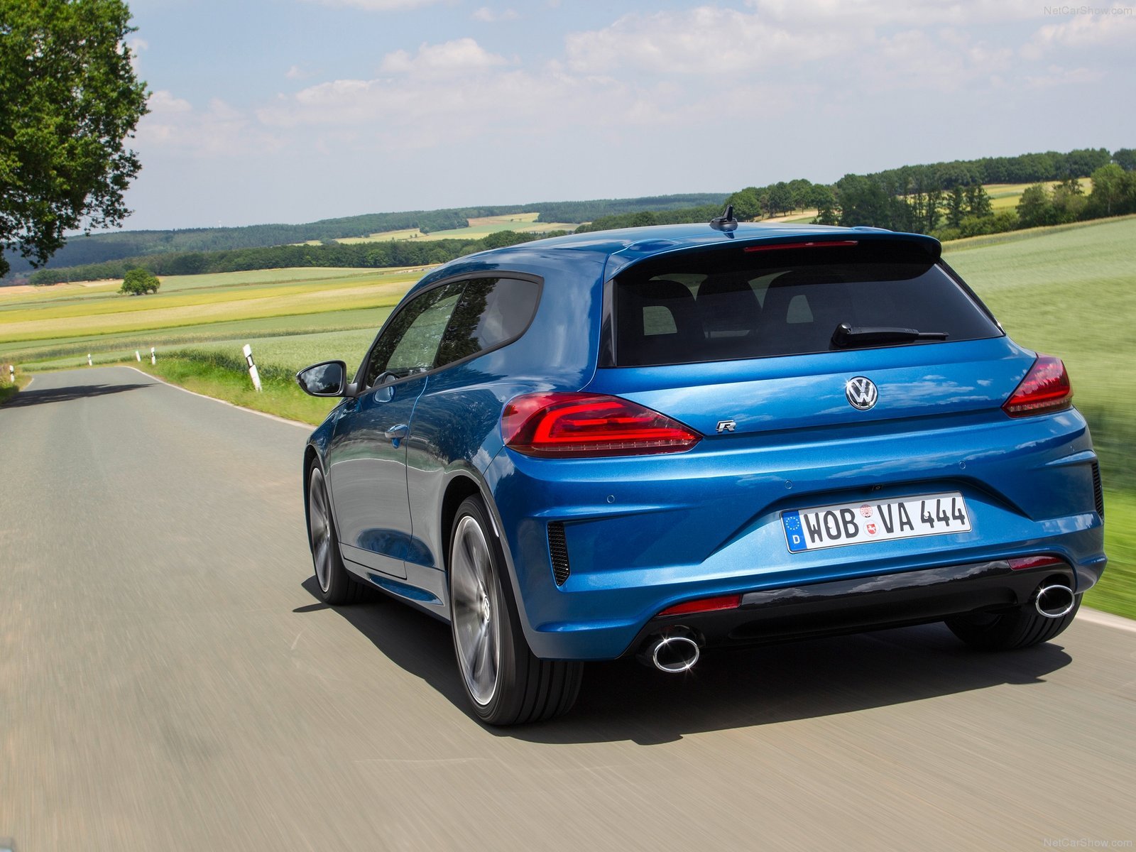 2014, Volkswagen, Scirocco, R, Car, Coupe, Germany, Bleue, Blue, Bl Wallpaper
