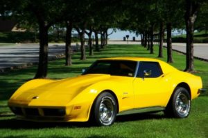 yellow, Corvette, Stingray