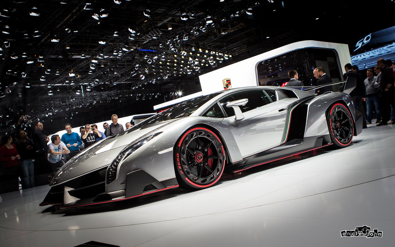2013, Lamborghini, Supercar, Supercars, Veneno, Concept, Car, Silver, Argento Wallpaper