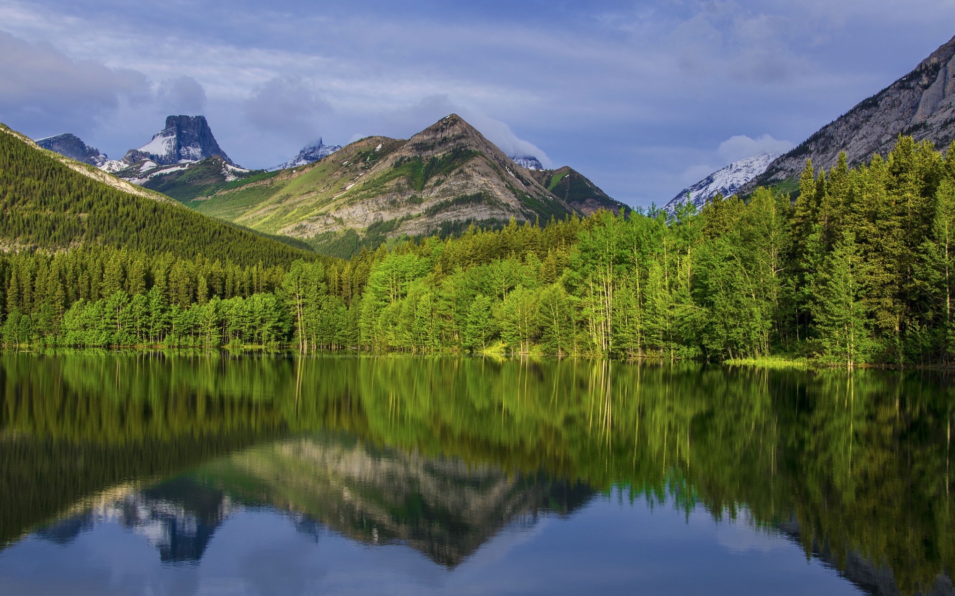 nature, Landscapes, Lakes, Reflection, Trees, Forest, Woods, Mountains ...