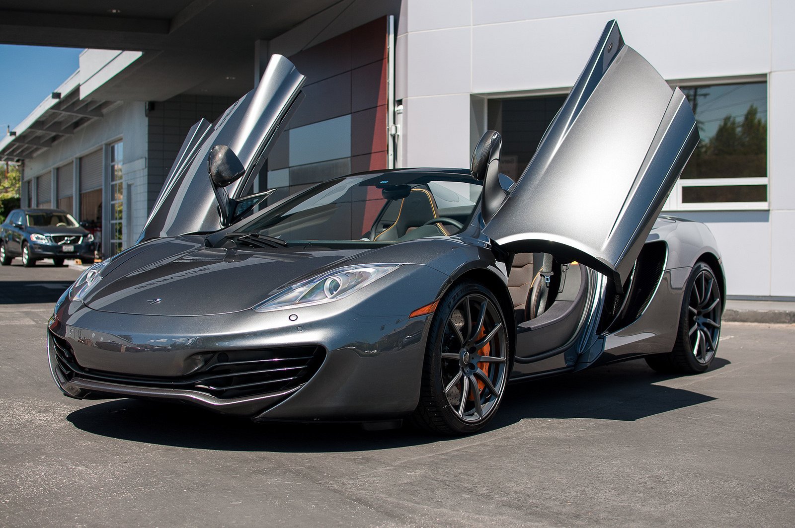 12c, Color, Mclaren, Mp4, Supercar, Spider, Graphite, Gre Wallpaper