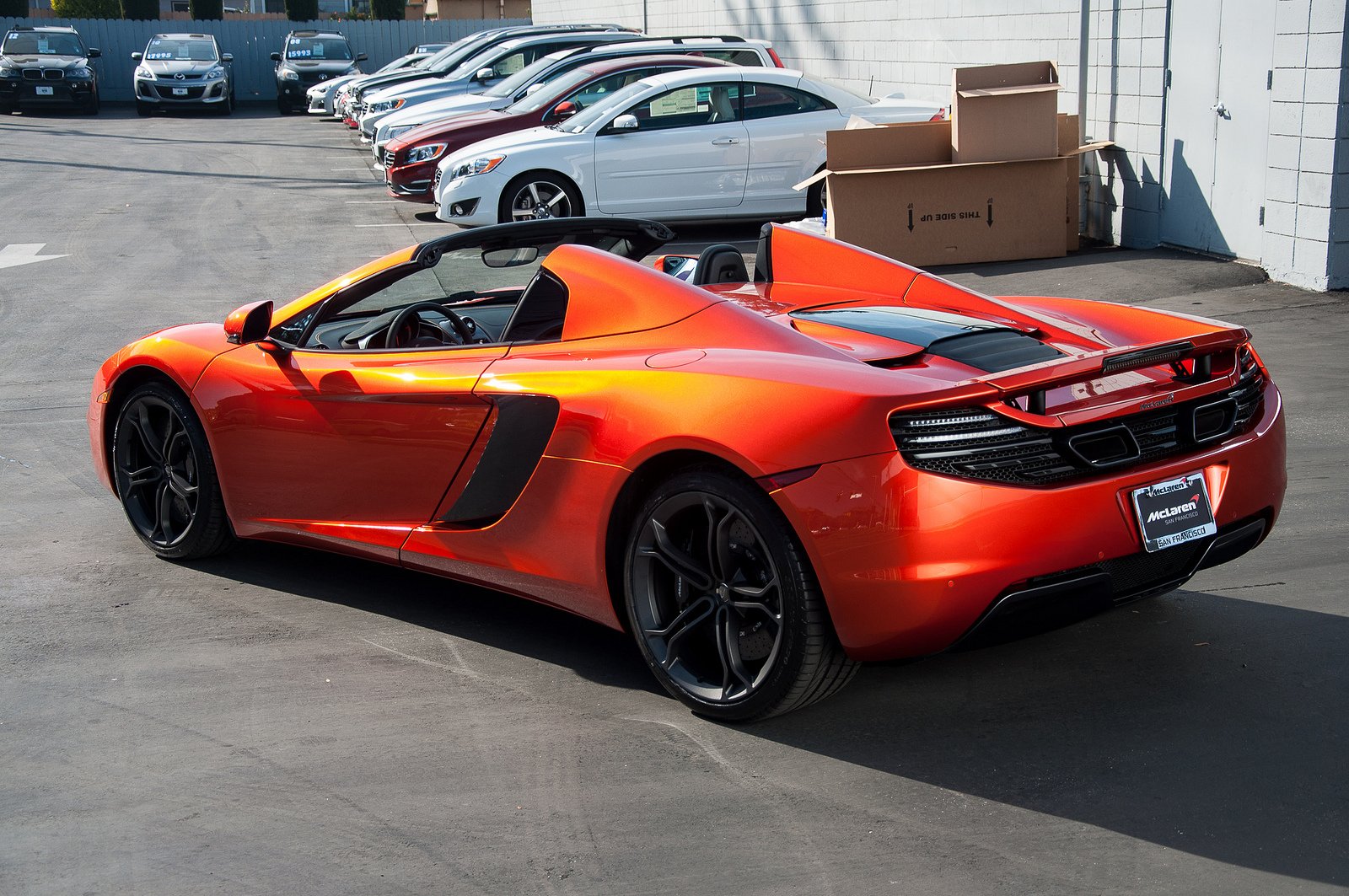 12c, Color, Mclaren, Mp4, Supercar, Spider, Volcano, Orange Wallpaper