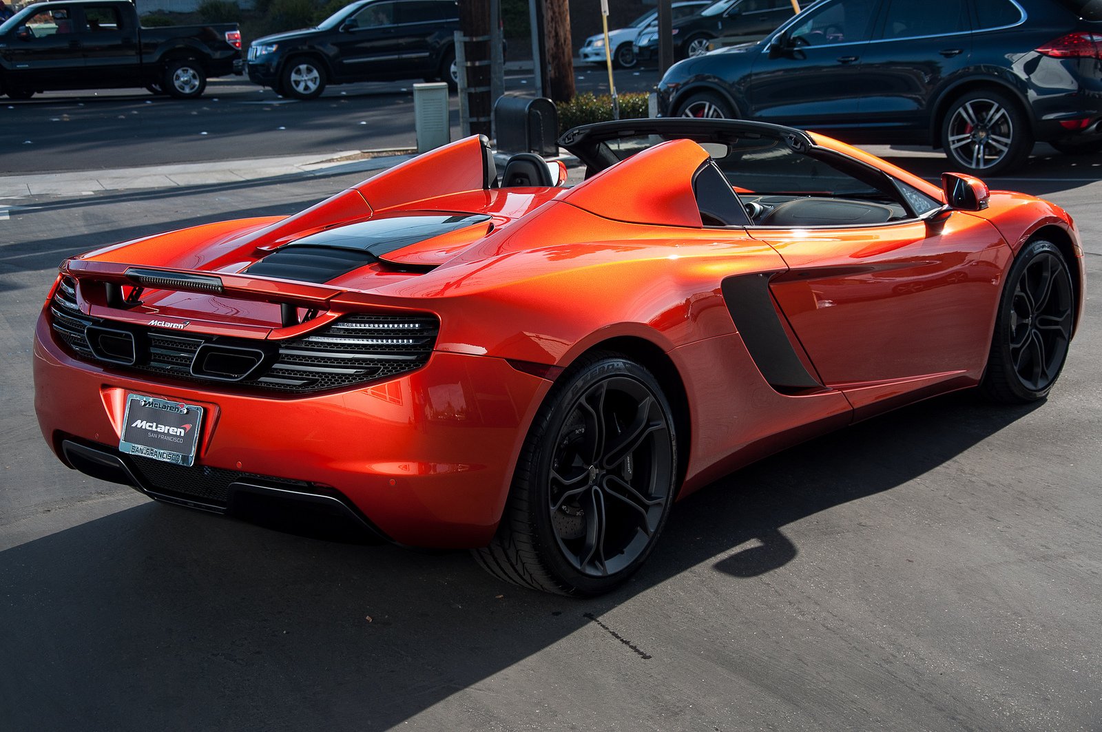 12c, Color, Mclaren, Mp4, Supercar, Spider, Volcano, Orange Wallpaper