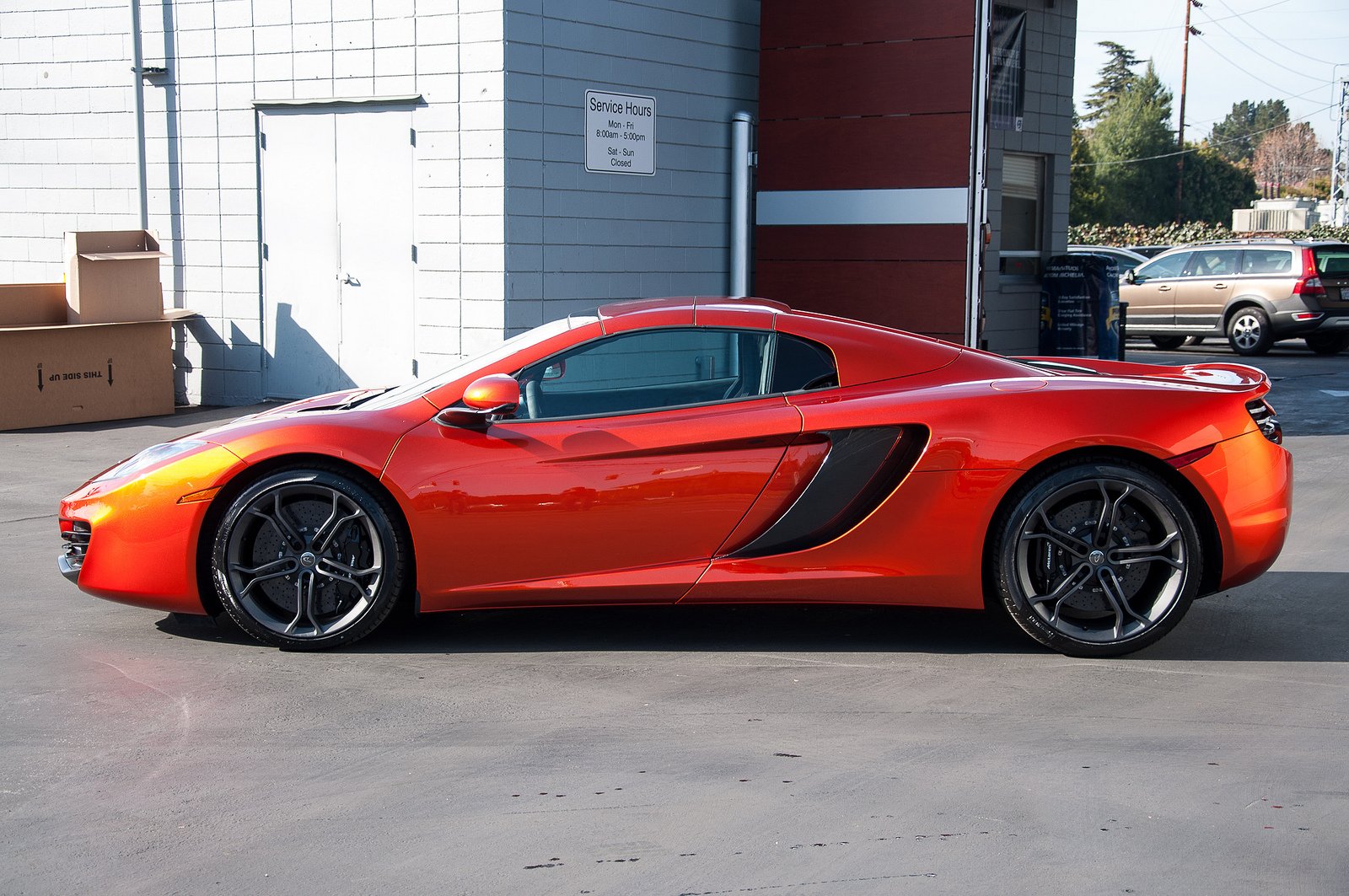 12c, Color, Mclaren, Mp4, Supercar, Spider, Volcano, Orange Wallpaper