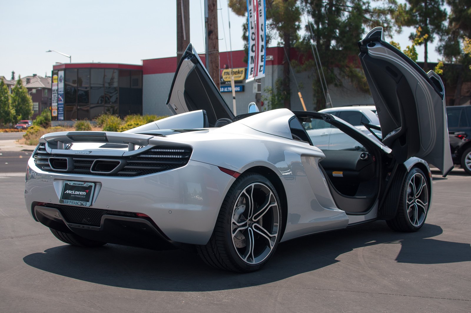 12c, Color, Mclaren, Mp4, Supercar, Spider, Silver Wallpaper