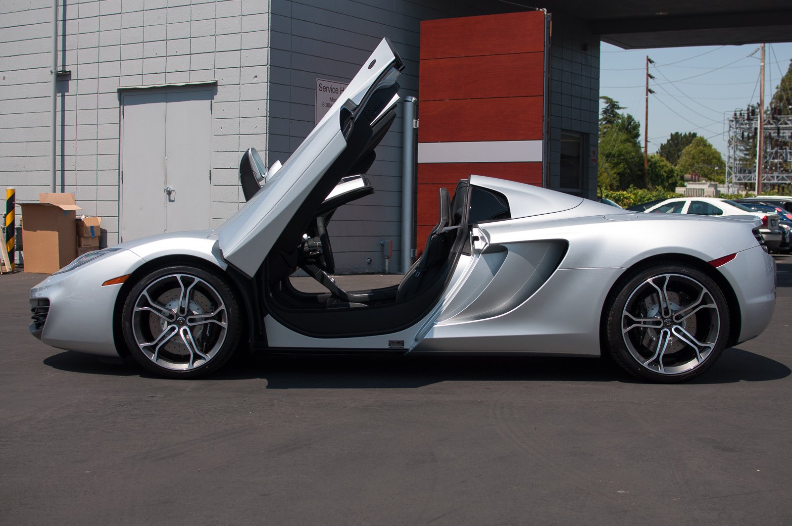 12c, Color, Mclaren, Mp4, Supercar, Spider, Silver Wallpaper