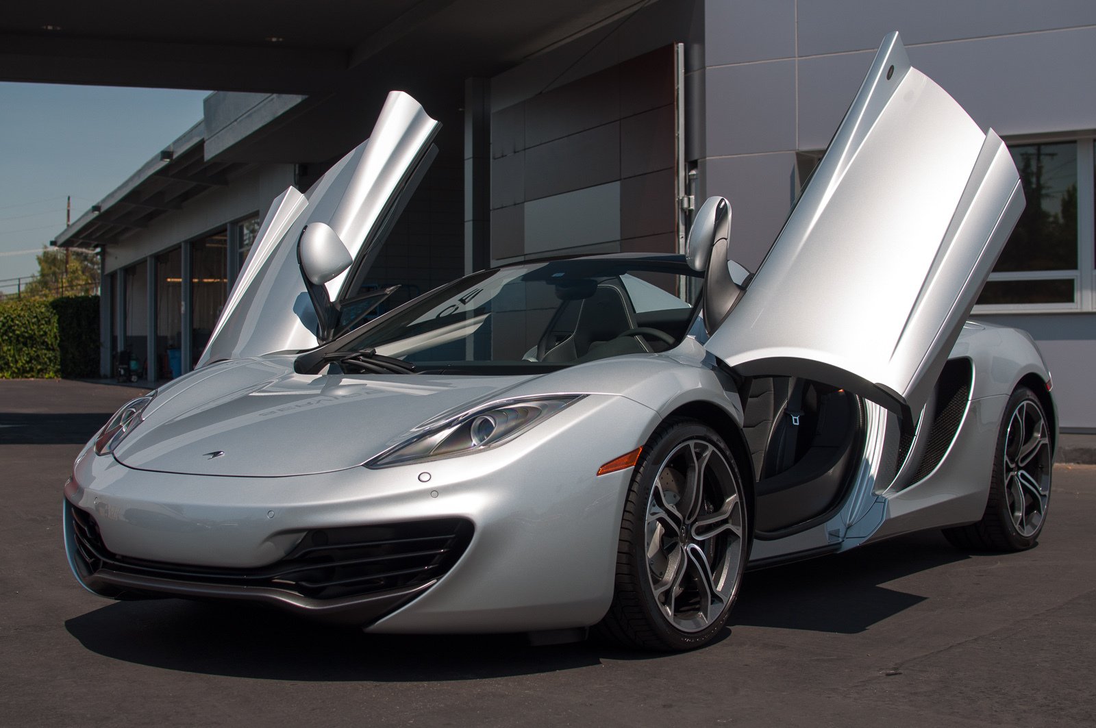 12c, Color, Mclaren, Mp4, Supercar, Spider, Silver Wallpaper